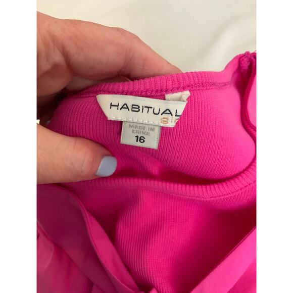 Habitual Girl Double Tie Knit Top size 16 - Picture 2 of 3